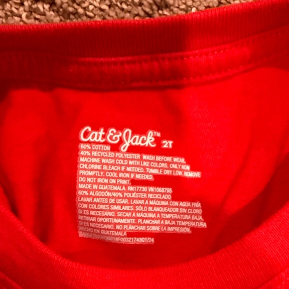 Cat & Jack, Old Navy, Garanamils Kids T-Shirts - Red and Gray - 2T / 24 month - Picture 2 of 9